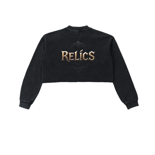 "Relics" Bruce's Beach Cropped Sweatshirt
